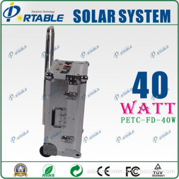 40W Portable Solar Power System (PETC-FD-40W)